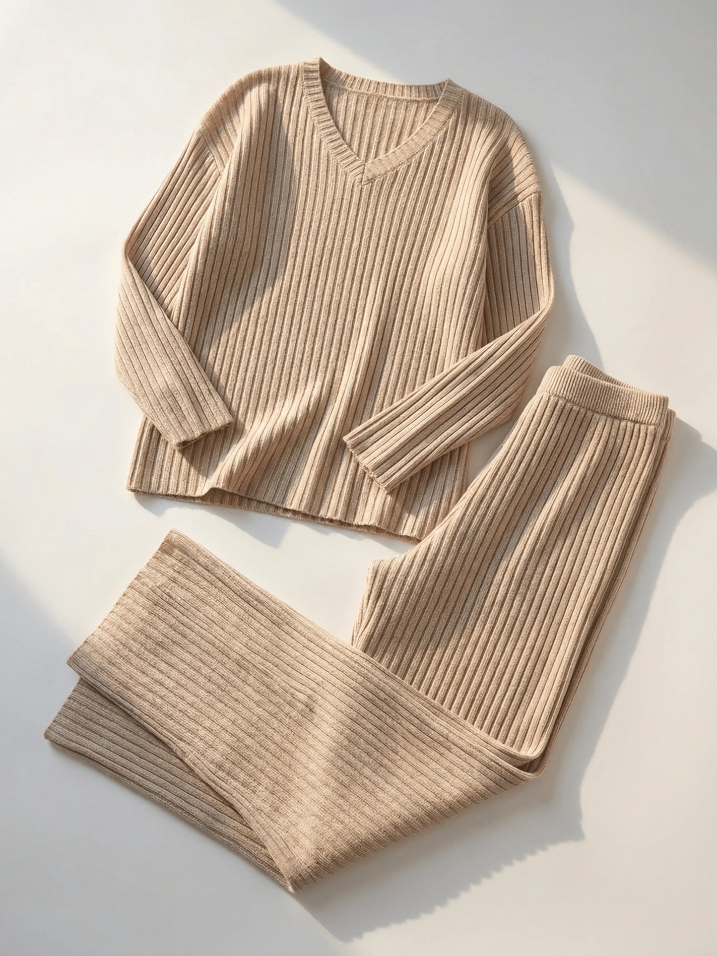 Women’s rib-knit loungewear set | Ultimate comfort & effortless elegance